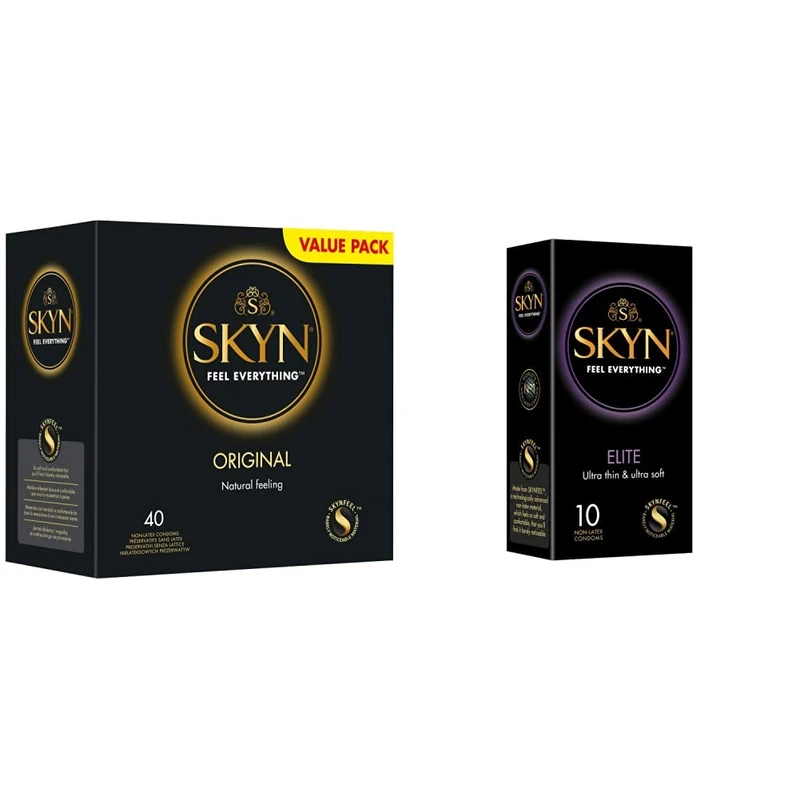 SKYN Original and Elite Non-Latex Condom Combo Pack