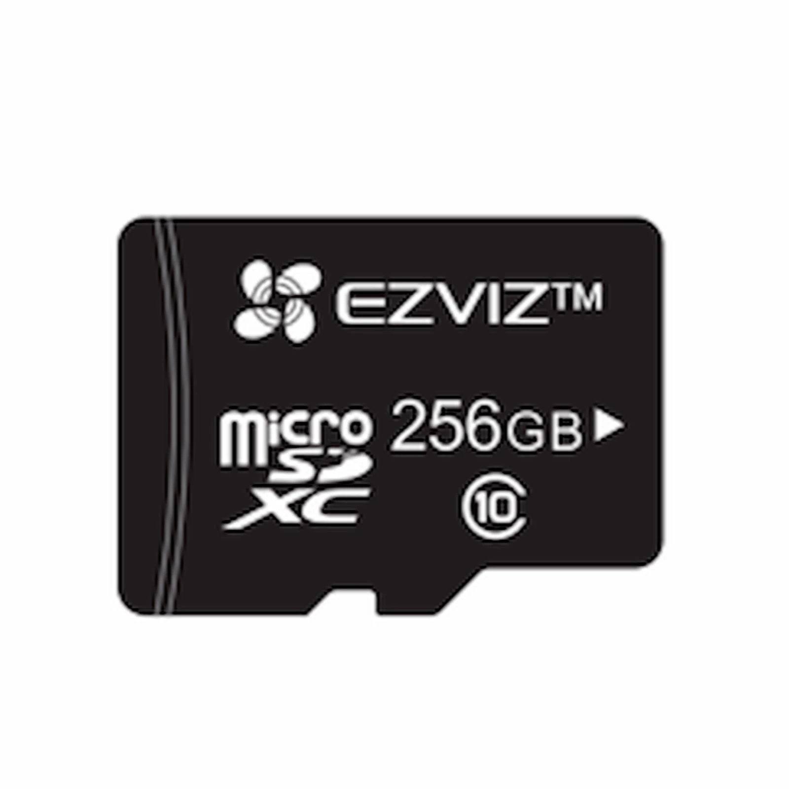 EZVIZ 256GB Ultra-HD Video Micro SD Memory Card, Class 10, UHS, High Speed for Camera, Smartphone, Computer, Dash Came, Surveillance, Tachograph, Table