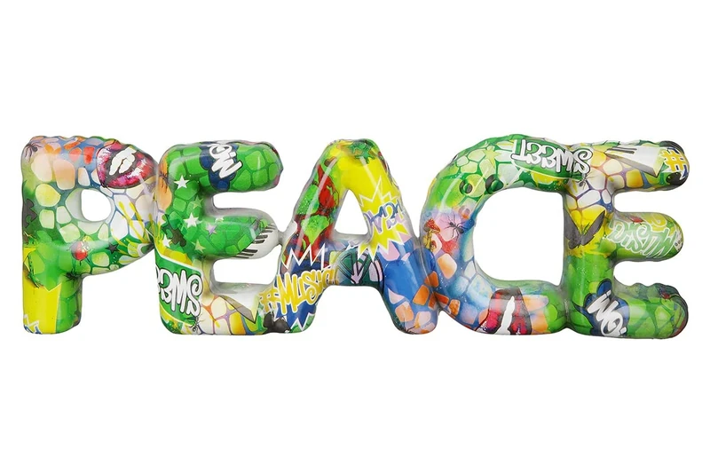 Casablanca mordernes Design Decorative Sculpture, Resin, Colourful, Höhe 13 cm