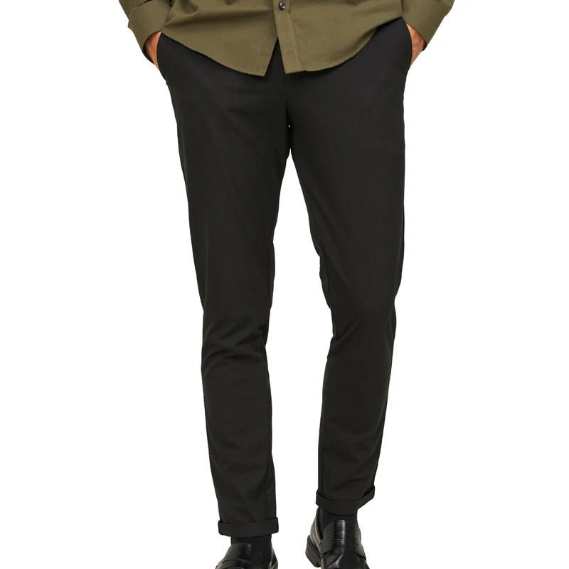 JACK&JONES Men's JPSTMARCO JJCONNOR NOOS Pants, Chocolate Brown/Checks:Check,