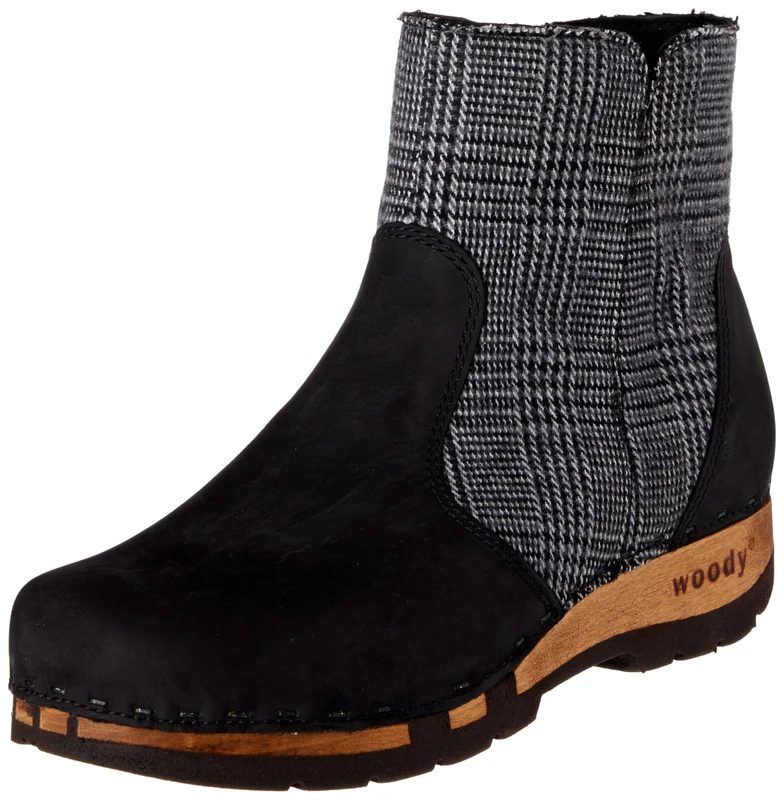 Woody Women's Olga Ankle Boots, Nero-London, 41 EU, Nero London, 8.5 UK