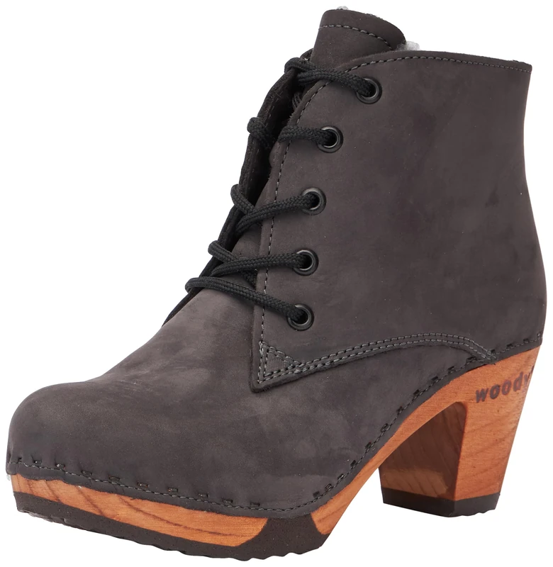 Woody Women's Anne Ankle Boot, Gray, 9.5 UK
