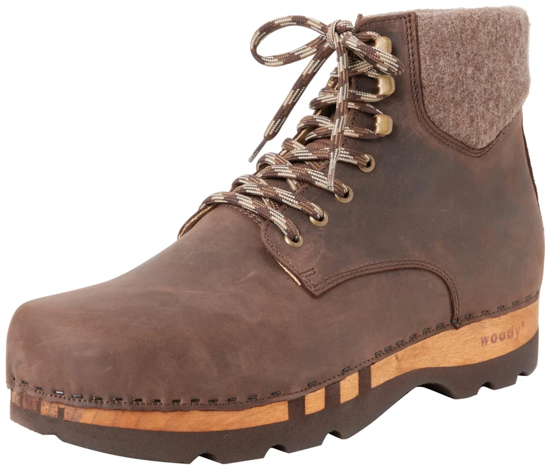 Woody Men's Moritz Ankle Boot, Coffee, 15.5 UK