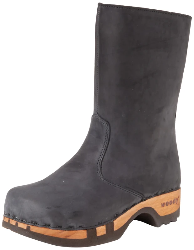Woody Women's Rose Mid Calf Boot, Black, 4.5 UK