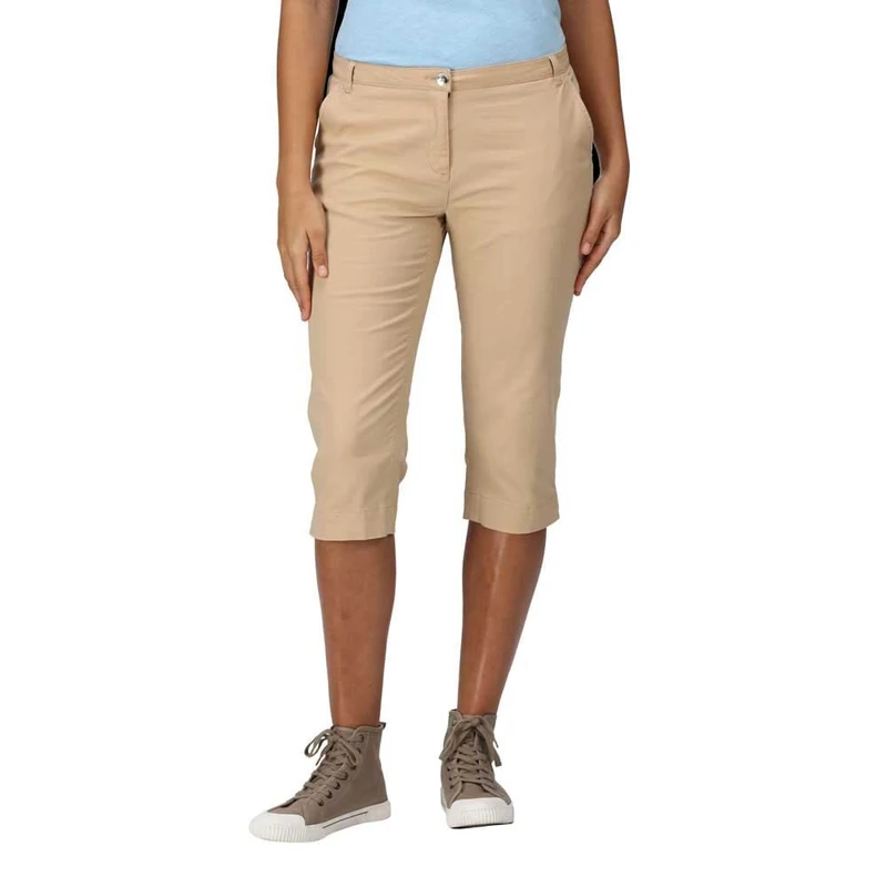 Regatta Womens Bayla Capri Casual Shorts, Sesame, 18 Short UK - Image 1