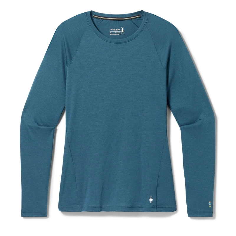 Smartwool Women's Classic All-Season Merino Base Laye Crew, Twilight Blue, X-Small - Image 1