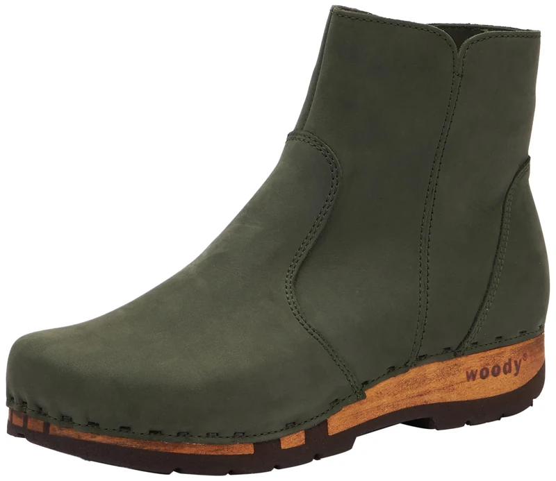 Woody Women's Olga Ankle Boot, Forest, 7.5 UK