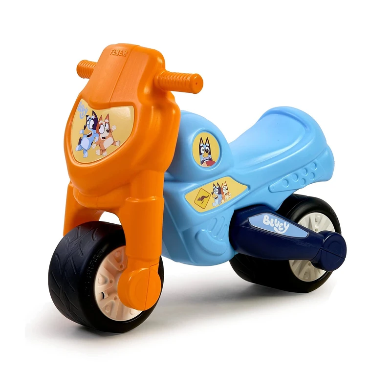 Feber Bluey Runner - Push Power Ride-On for Toddlers