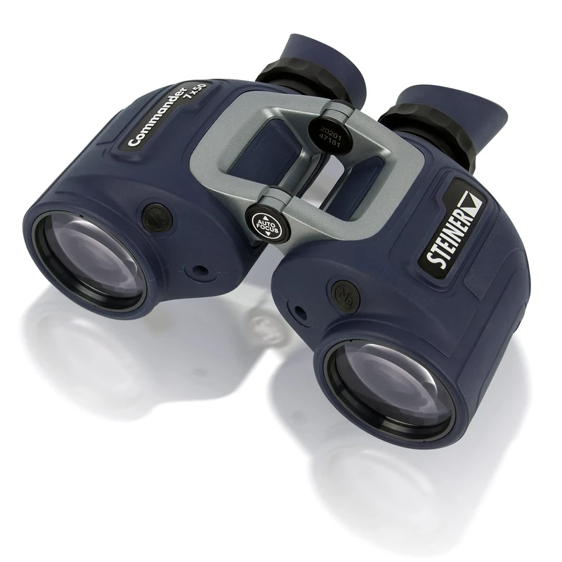 STEINER marine binoculars Commander 7x50 (NEW) - German quality optics, crystal clear images, 140m field of view, 30 year guarantee, the new leader on all oceans