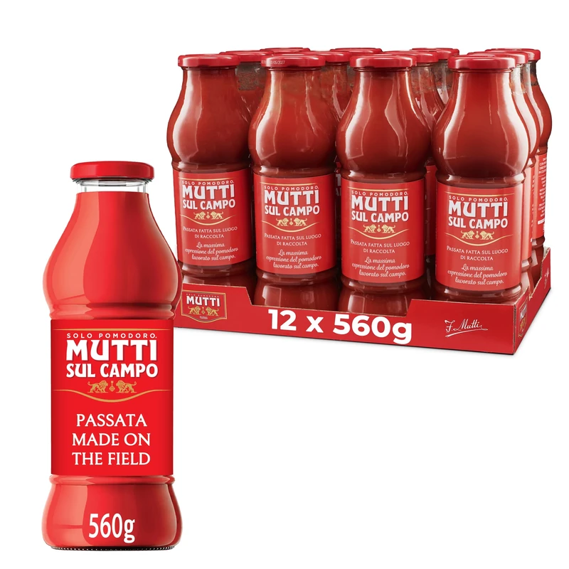 Mutti Sul Campo Passata 12 x 560g
