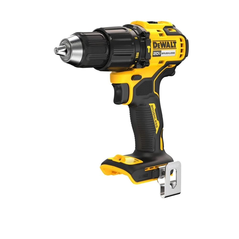 DEWALT - 20V Compact Hammer Drill Brushless 1/2" Ratchet Chuck, LED (Tool Only) (DCD798B)