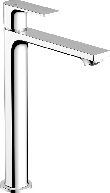 hansgrohe Rebris E - Bathroom tap Without Waste, Energy-Saving (CoolStart), Bathroom Sink tap with spout Height 242 mm, Basin Mixer tap Water-Saving (EcoSmart), Chrome, 72583000
