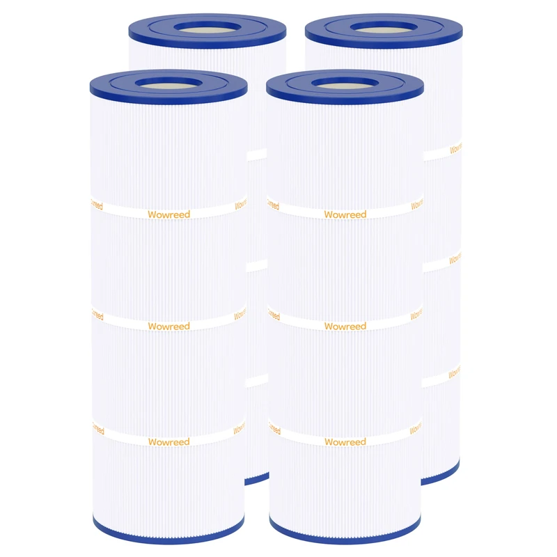 Wowreed Pool Filter Replaces CCP 320, Clean & Clear Plus 320, R173573,178580, 817-0081, PCC80/-M/PAK4, Unicel C-7470, FC-1976, 4 Pack
