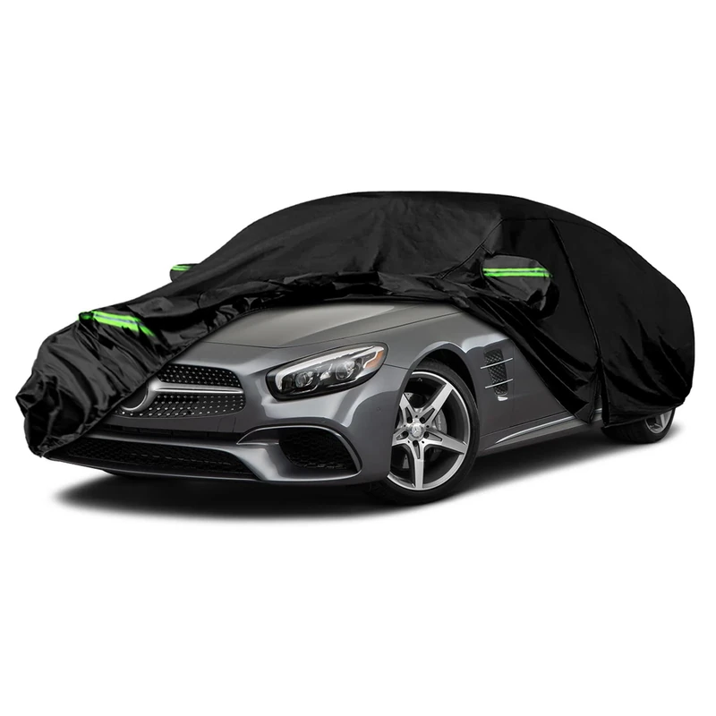 Waterproof Car Covers Replace for 2002-2021 Mercedes-Benz SL-Class SL350/400/450, 6 Layers All Weather Car Cover with Zipper Door & Windproof Bands for Snow Rain Dust Hail Protection (SLK)
