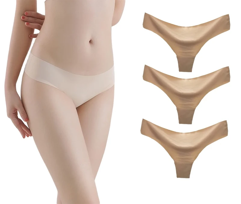 marysgift G String Women Sexy No Show Thongs Ladies Maternity Comfortable Panties Seamless Underwear (Y02,M UK 6 8)