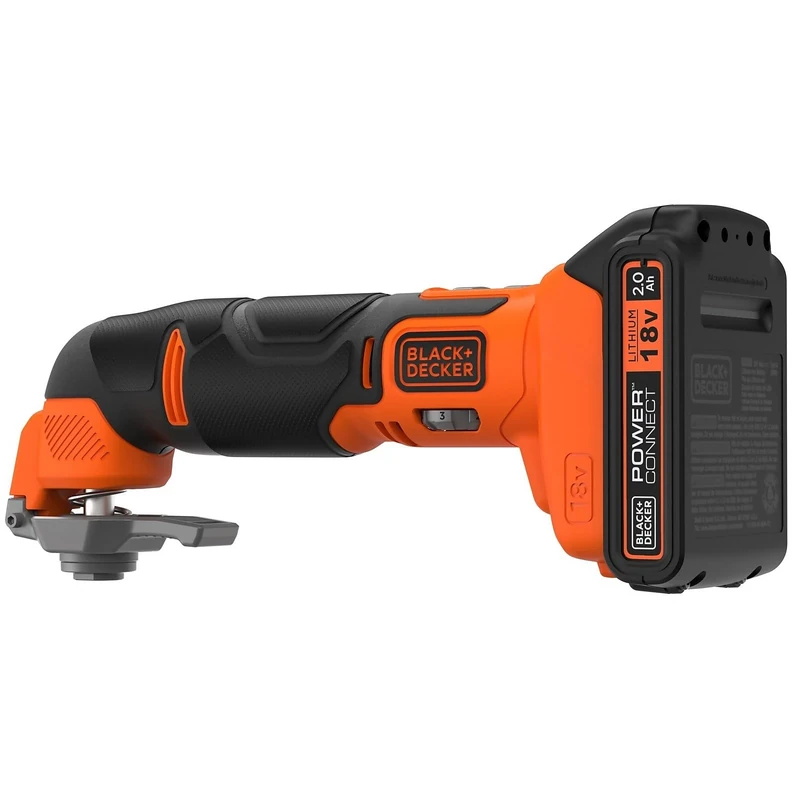 BLACK+DECKER 18v Oscillating Tool with 1x 2Ah Battery and a Kitbox