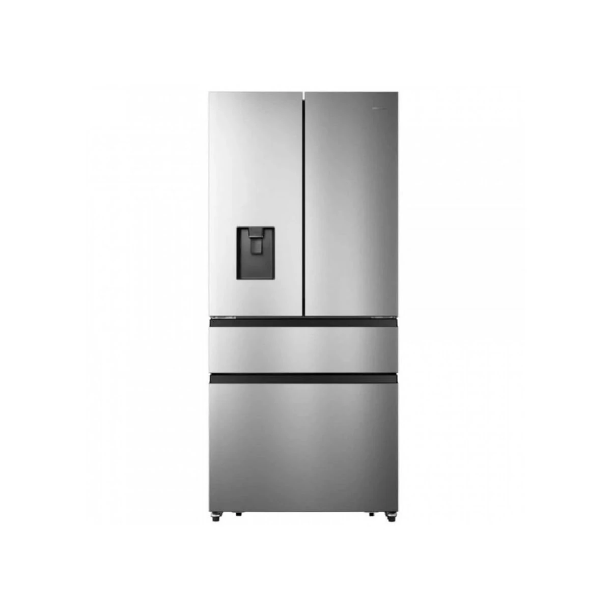 Hisense RF540N4WIE American Refrigerator, 302 Litres, E-Class, No Frost, Stainless Steel