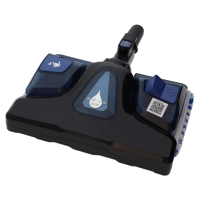 Rowenta ZR009602 X-Force Aqua Head Slim for X-Force 9.60 | Vacuum and Wipe | Compatible with X-Force Flex 9.60 (RH20xx) Devices | Removable Water Tank | Washable Microfibre Cloths | Blue/Grey