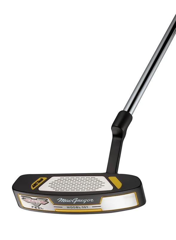 MacGregor V-Foil Putter, Yellow, Regular Grip