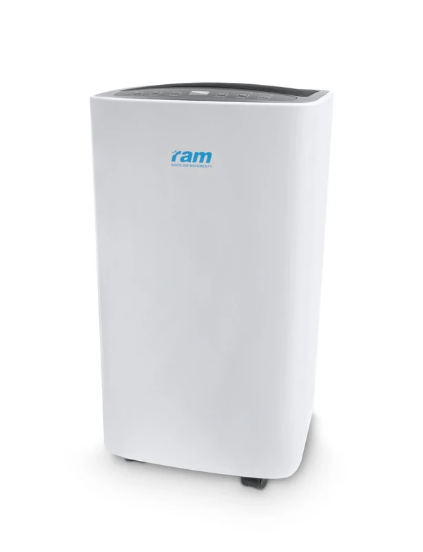 RAM 12L Dehumidifier For Drying Clothes Bedroom Office Home Garden Grow Room With Digital Humidity Sensor & Indicators Mould Damp Moisture Window Condensation Remover