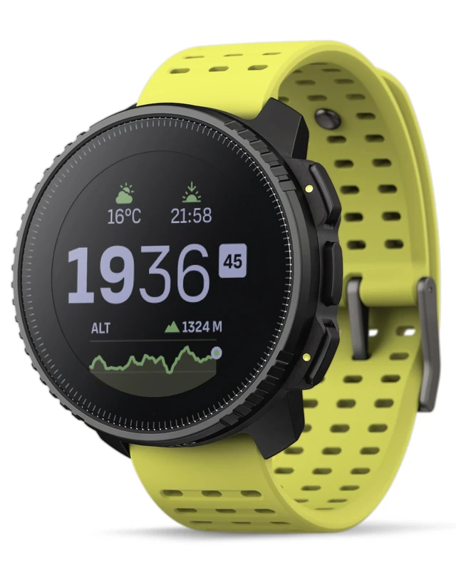 SUUNTO Vertical GPS Sports Watch, Dual-GNSS, Multisport Smartwatch with Touchscreen & 95+ Sports, Advanced Health & Recovery Support, 60-Day Battery Life, Offline Map, Black Lime