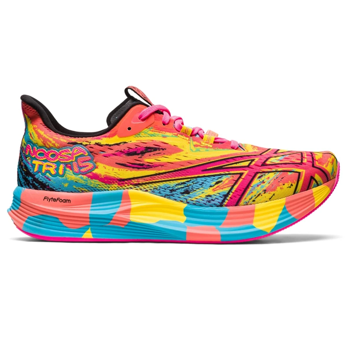 ASICS Men's Noosa TRI 15 Running Shoes, Aquarium/Vibrant Yellow, 11.5 US