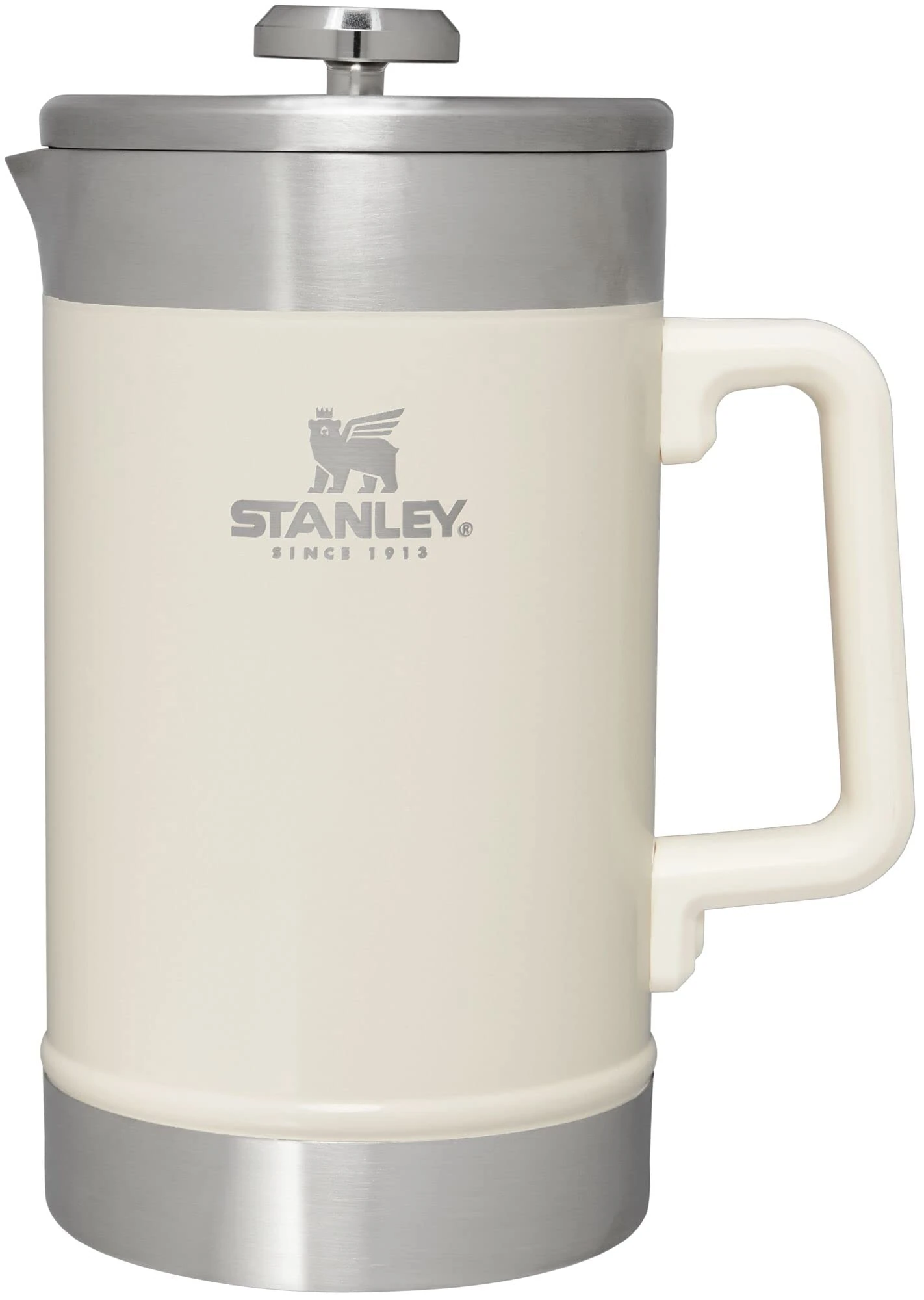 STANLEY Classic Stay-Hot French Press 48oz Cream Gloss