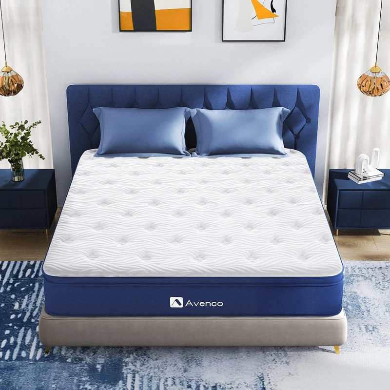Avenco Bed Mattress Conventional, Foam, Small Double