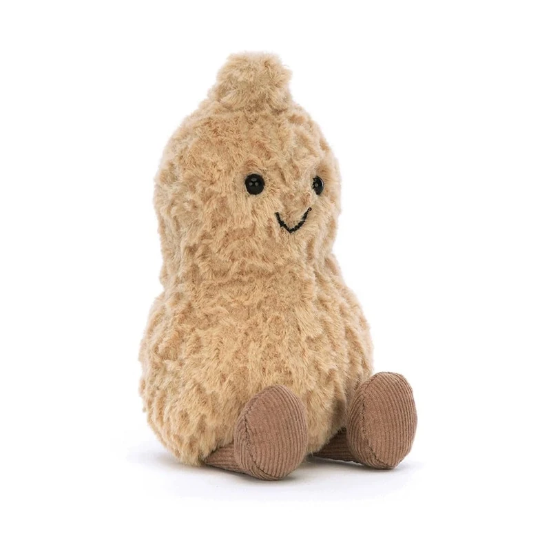Jellycat Amuseable Peanut Collectable Plush Toy Figure - 5x7x15 cm