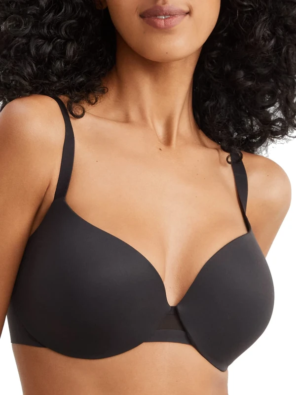 Maidenform Women's Dreamwire Convertible T-Shirt Bra Underwire, Black, 34B