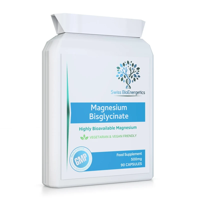 Swiss BioEnergetics Magnesium Bisglycinate 500mg - 90 High Absorption