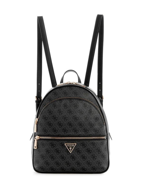 GUESS Women's Manhattan Large Backpack, Coal Logo, One Size