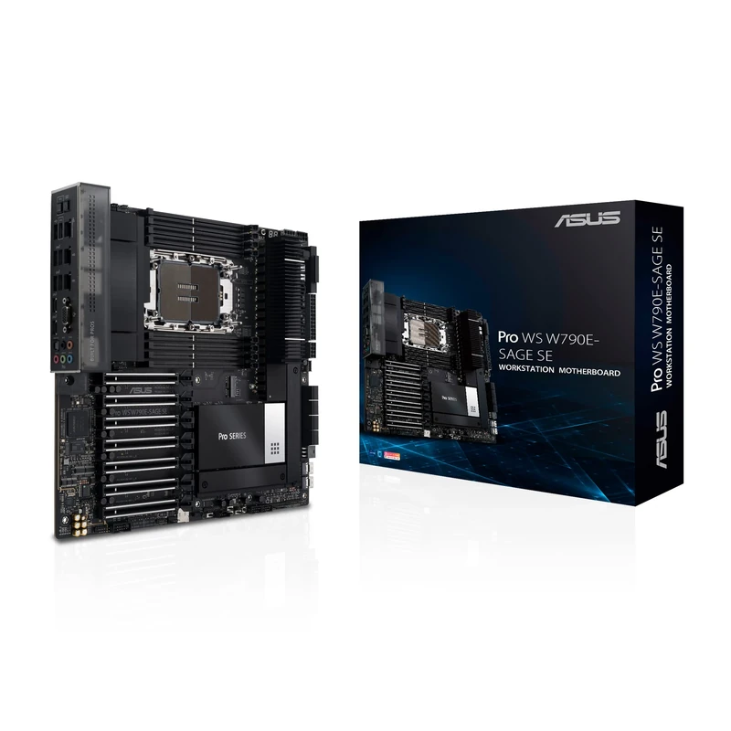 Asus PRO WS W790E-SAGE SE, Workstation, Intel W790, LGA4677, EEB, 8 DDR5, Dual 10G LAN, IPMI Remote Management, SlimSAS, PCIe5, 3x M.2