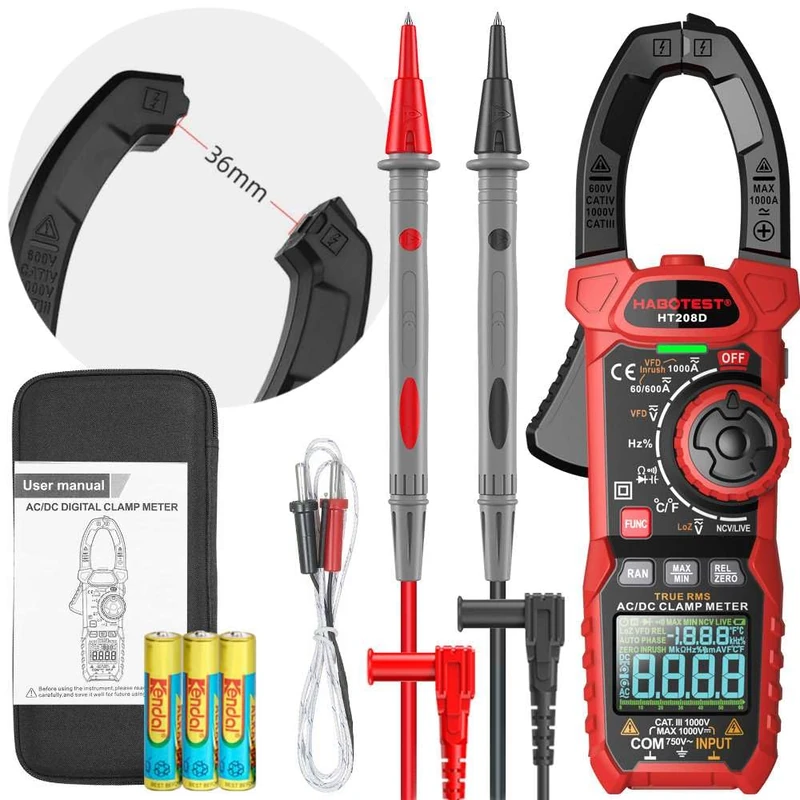 Habotest HT208D Digital Clamp Meter