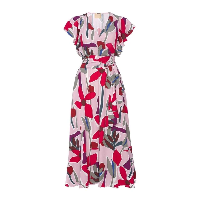 Swing Fashion Women's Melisa | Farbenfrohe Blumen | XS/S Dresses