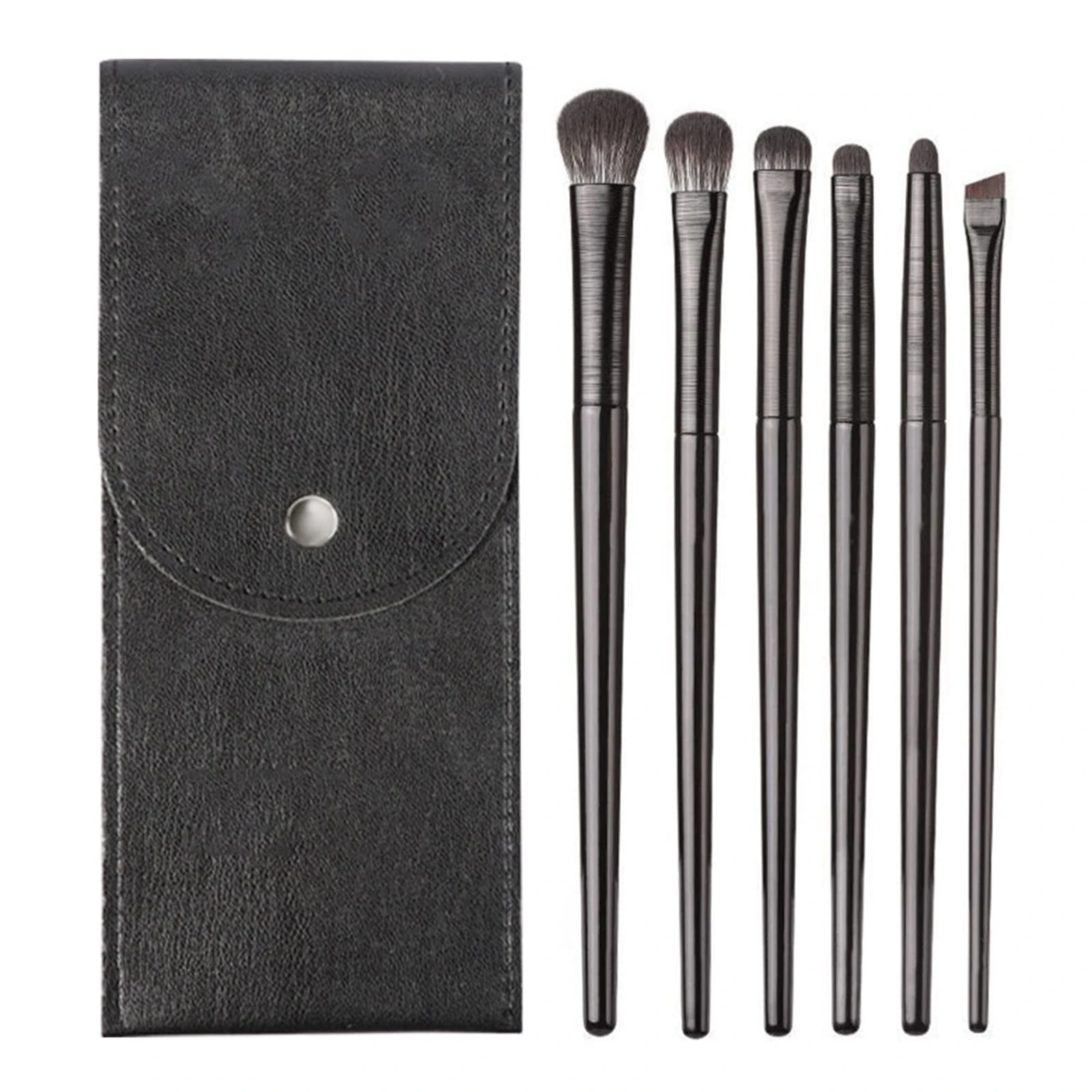LacyMC Eye Makeup Brush Set,Angled Brush Precision Eyeshadow Tools for Blending Defining Smudging Shading