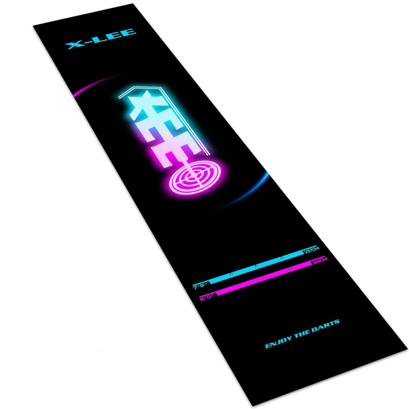 WL&ALLEN Professional and Cool Dart Mat Non Slip (Give Away Storage Bags) Multicolour