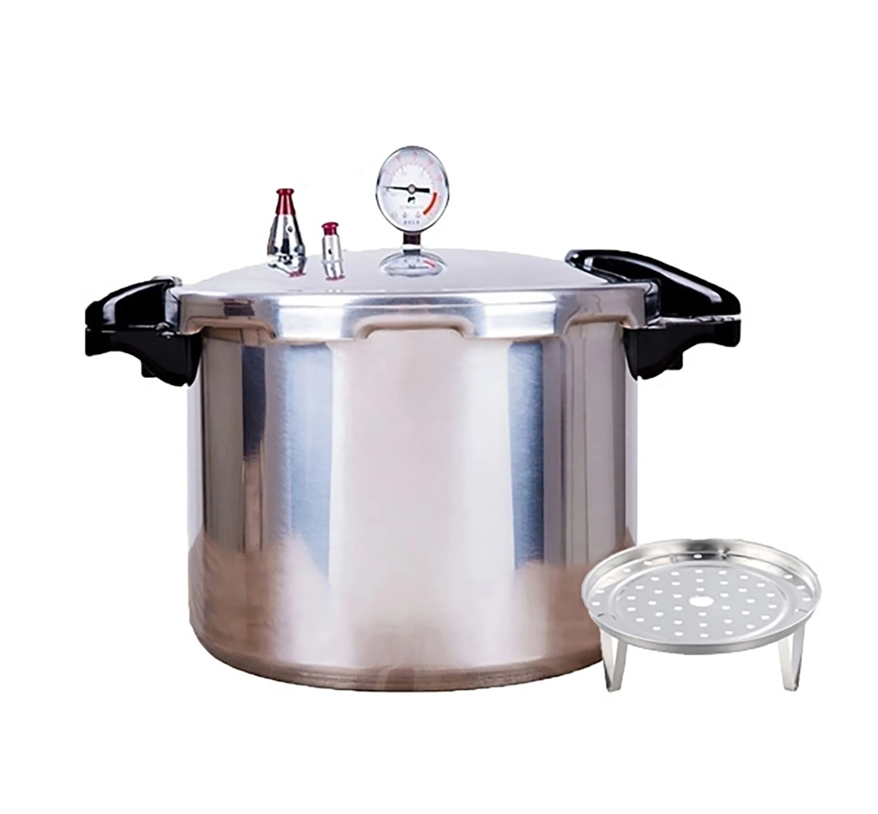 GHKWXUE 22 Quart Pressure Canner Cooker & Induction Compatible Built-in luxury digital pressure gauge With 1 steaming tray & | Delivery from DE
