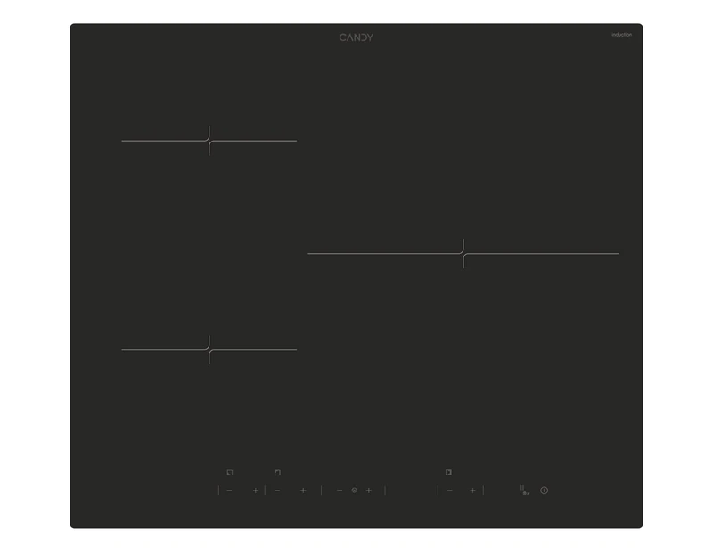 Candy Moderna CIDD633C Induction Hob - 3 Zones, 60 CM, Black