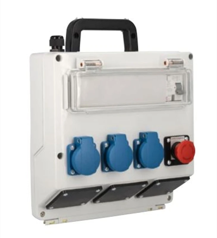 Schwabe Fixo F 1D Construction Box - 230V 16A 3.5kW 861507 - Image 1