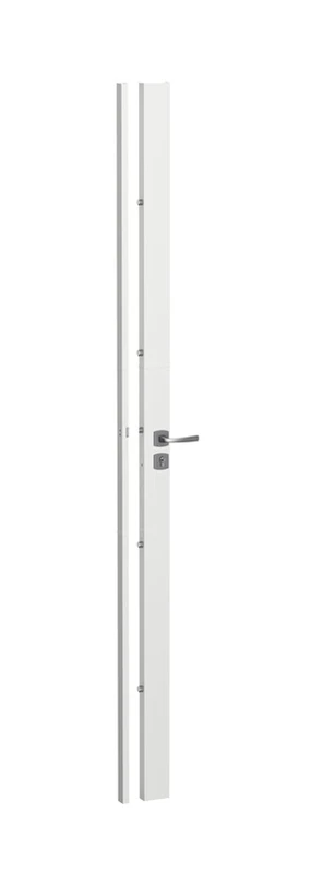 ASSA ABLOY 41 HDI + 4 Points GA 65 x 35 mm Screws 70 mm 4 Keys – White Muze Chrome Velvet – Right – 28467000
