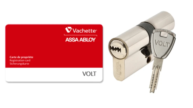 ASSA ABLOY 41 HDI + 4 Points GA 65 x 35 mm Screws 70 mm 4 Keys – Brown Muze Chrome Velvet – Left – 28516000