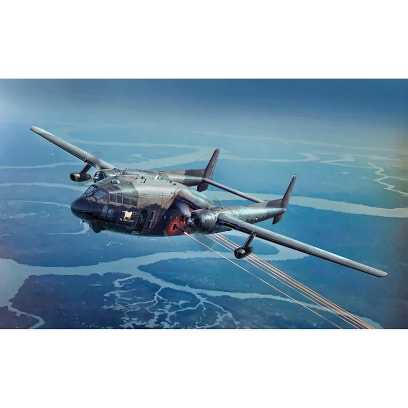 ITALERI 1468 AC-119K Stinger IT1468 1:72 Scale Model Kit Plastic Model Assembly Model Making