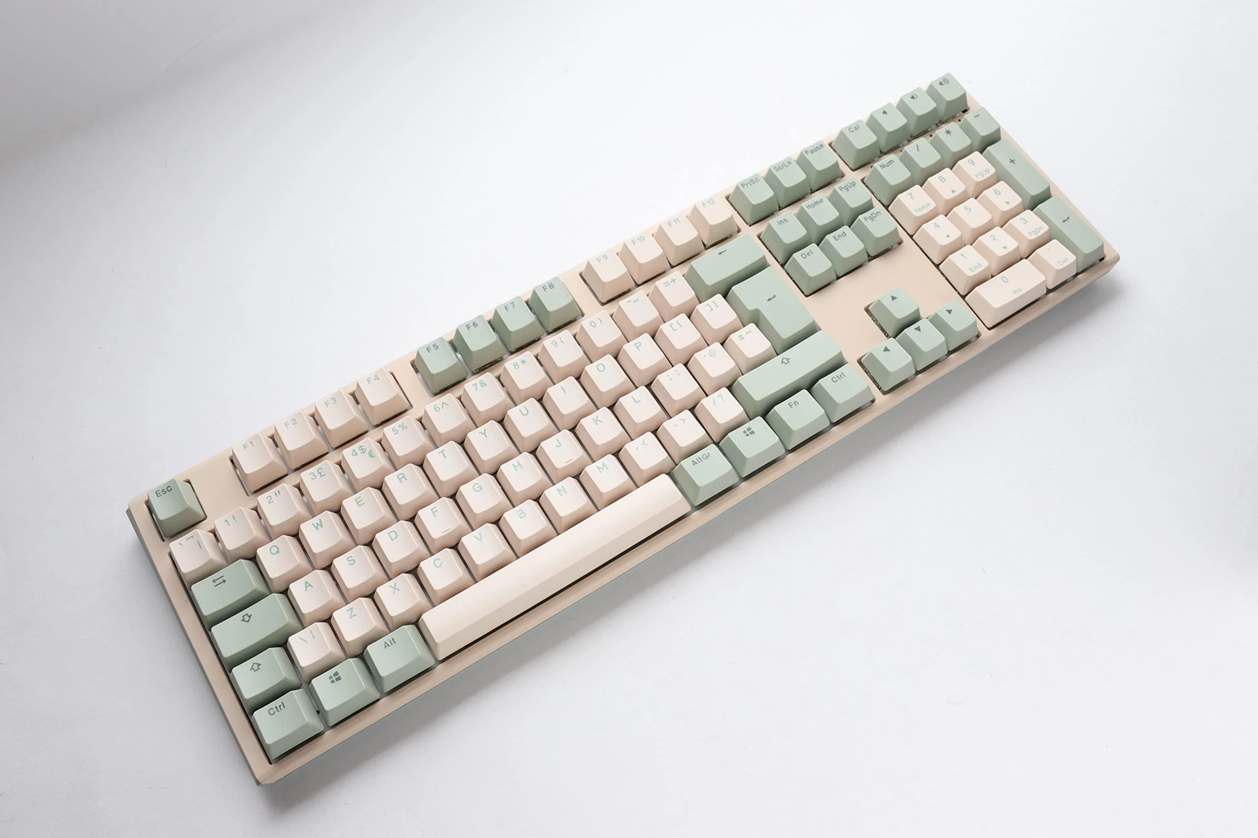 Ducky One3 Matcha Full Size Silent Red Cherry MX Switch Keyboard - UK Layout