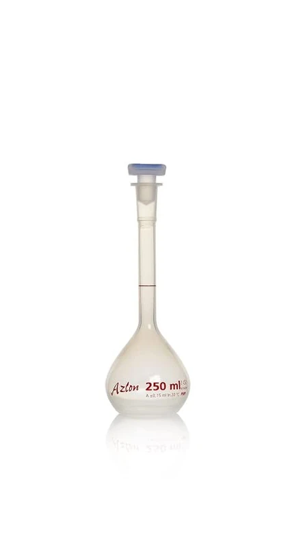 RS PRO Laboratory Bottle Graduated Flask PP 250 ml Scale Narrow Neck