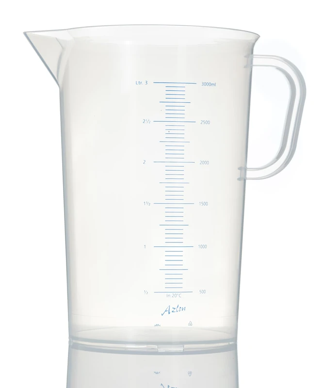 RS PRO PP Laboratory Jug with Scale, Diameter 152 mm / 3 litres