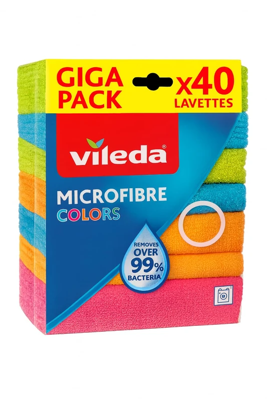 Vileda Microfibre Colors Pack of 40 units