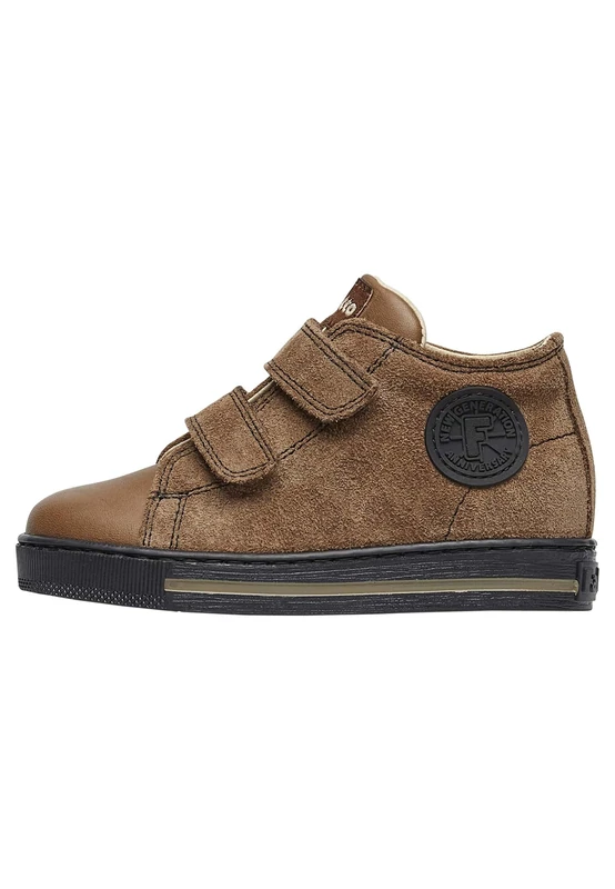 Falcotto Falcotto Michael Crib Shoe, Light Brown St Black, 3 UK Child