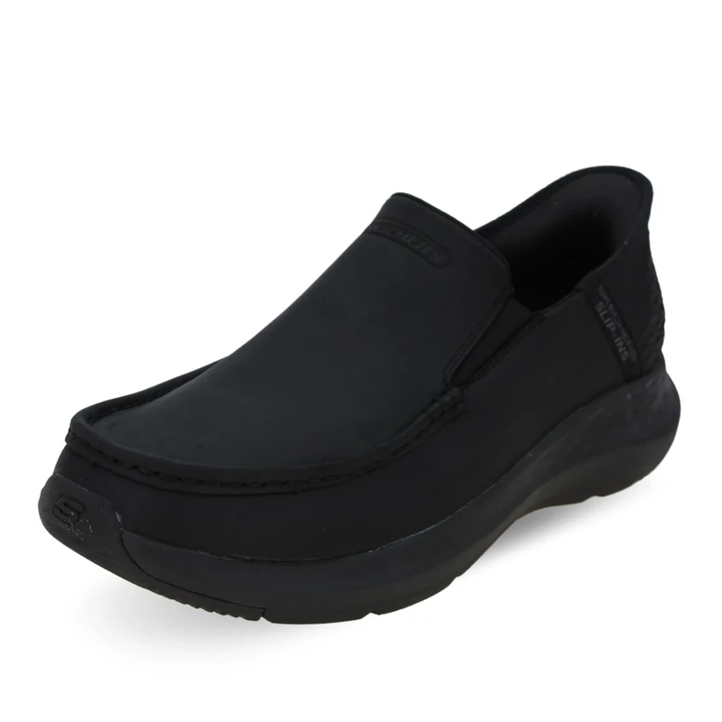 Skechers Men's Parson OSWIN, Black Leather, 14 UK - Image 1