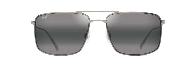 Maui Jim Unisex Sunglasses, Grey Aeko Matte Titanium, Unica, Grey Aeko Matte Titanium, One Size